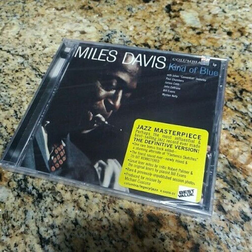 Miles Davis Kind Of Blue W Hype Sticker remastered + Bonus Track CD 1997 Sealed